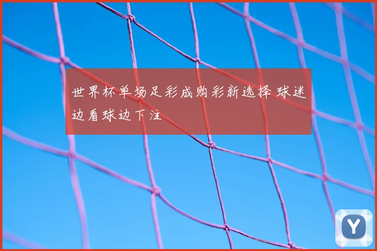 世界杯单场足彩成购彩新选择 球迷边看球边下注